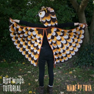 sewn bird wings tutorial