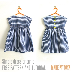 Simple dress or tunic pattern